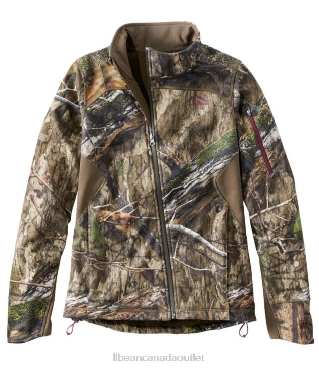 Outdoor Equipment Mossy Oak Country DNA H8XZ942 Ridge Runner Soft-Shell Jacket Women L.L.Bean