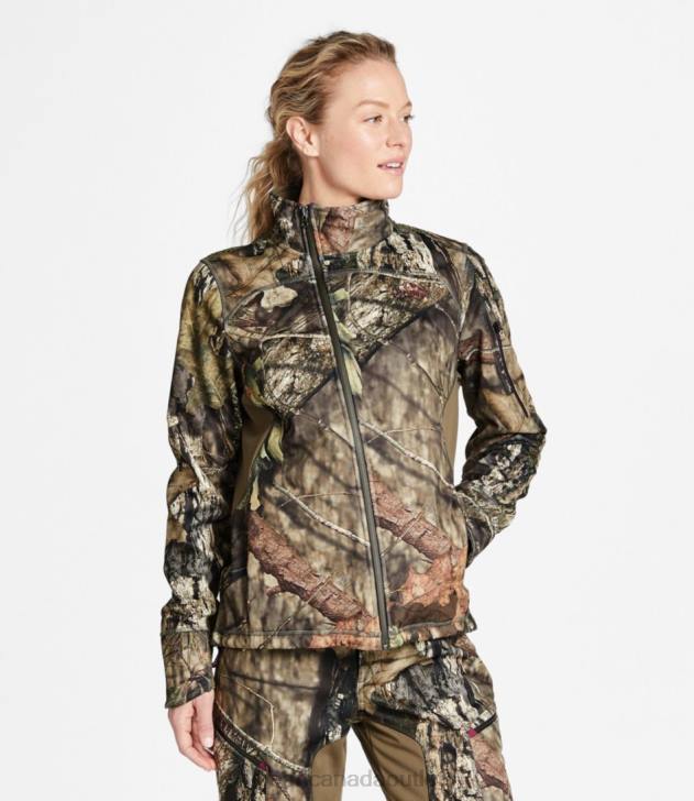 Outdoor Equipment Mossy Oak Country DNA H8XZ942 Ridge Runner Soft-Shell Jacket Women L.L.Bean