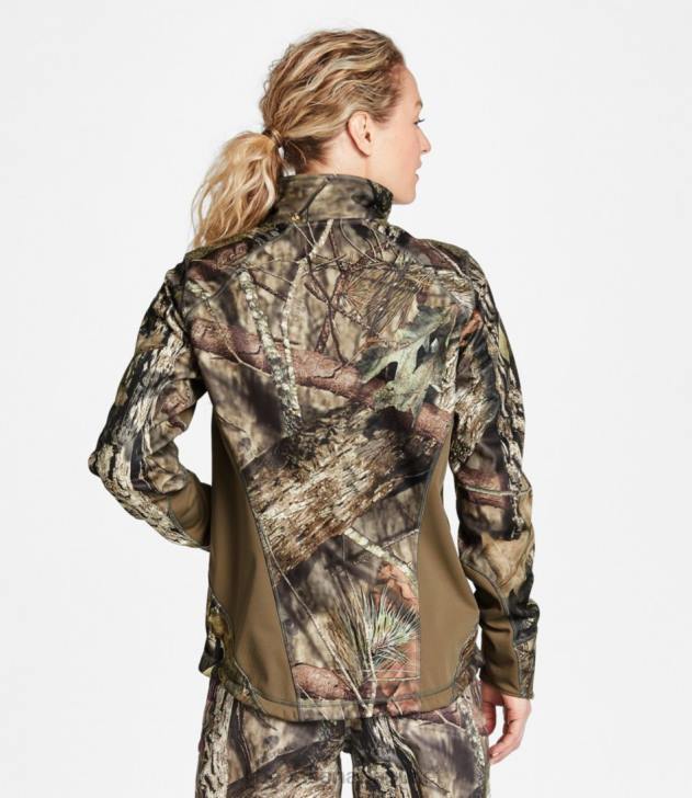 Outdoor Equipment Mossy Oak Country DNA H8XZ942 Ridge Runner Soft-Shell Jacket Women L.L.Bean
