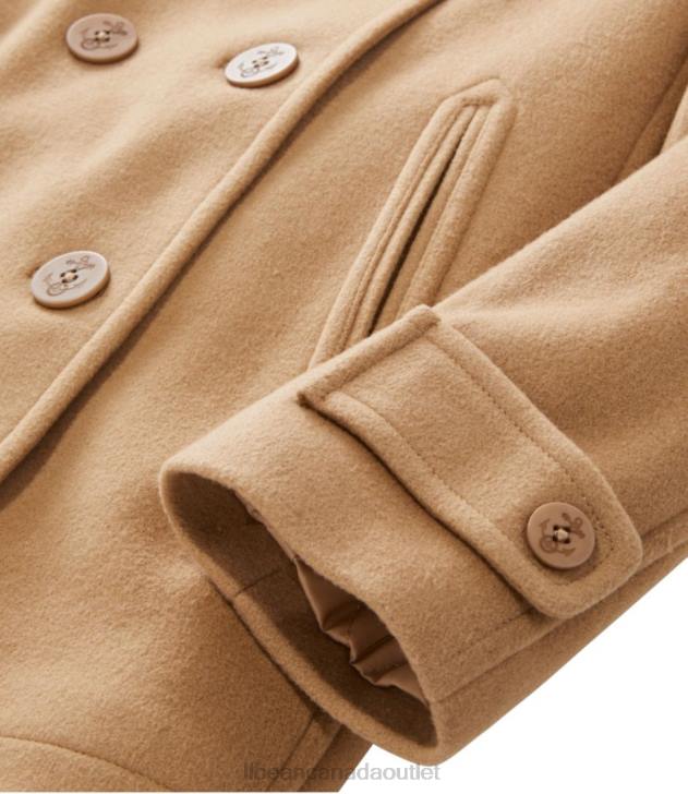 Outerwear Camel H8XZ886 Classic Lambswool Peacoat Women L.L.Bean