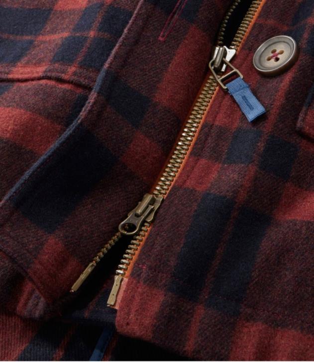 Outerwear Canyon Rust Plaid H8XZ933 West End Wool Coat Women L.L.Bean