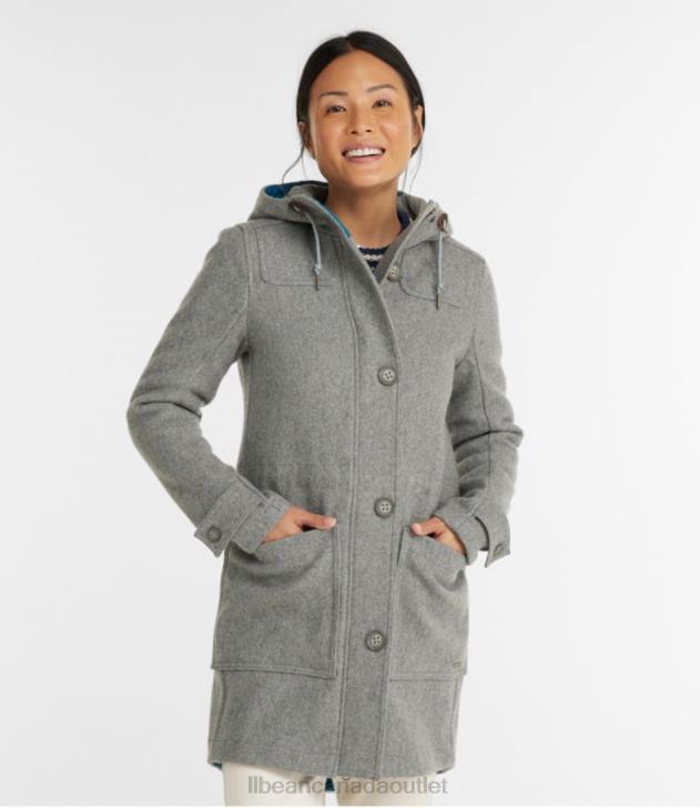 Outerwear Graystone H8XZ3693 West End Wool Coat Women L.L.Bean