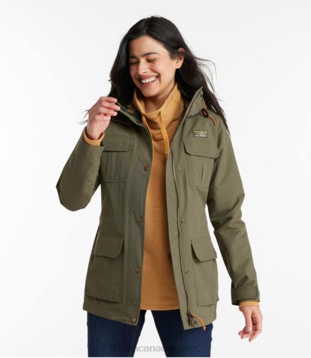 Outerwear Kelp Green H8XZ6025 Mountain Classic Water-Resistant Jacket Women L.L.Bean