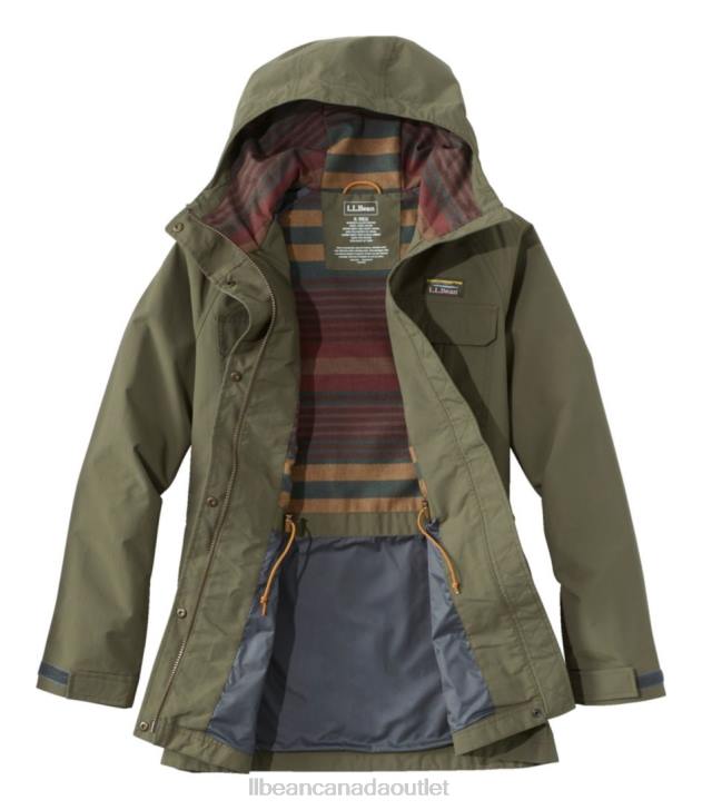Outerwear Kelp Green H8XZ6025 Mountain Classic Water-Resistant Jacket Women L.L.Bean