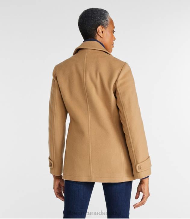 Outerwear Light Gray Heather H8XZ3651 Classic Lambswool Peacoat Women L.L.Bean