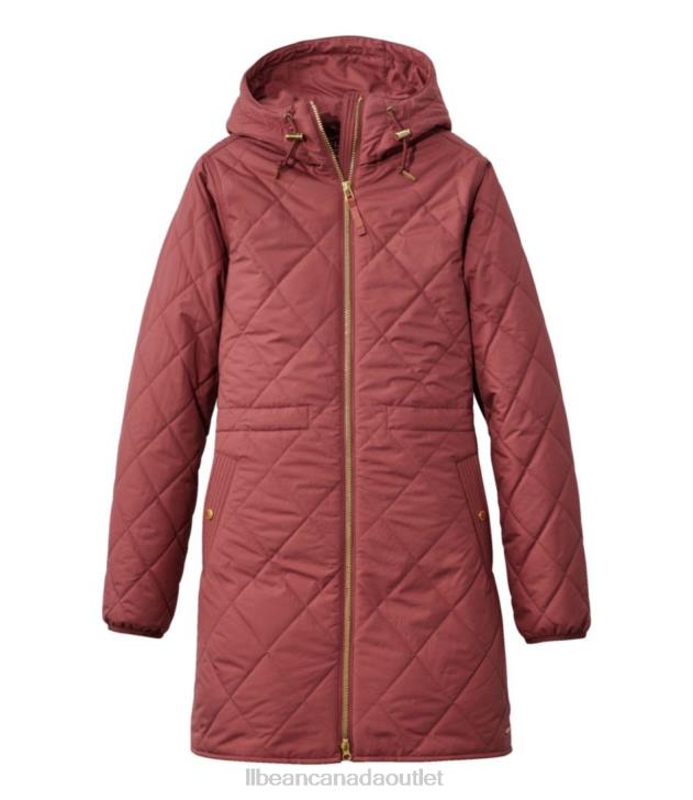 Outerwear Rosewood H8XZ6671 Cozy Quilted Coat Women L.L.Bean