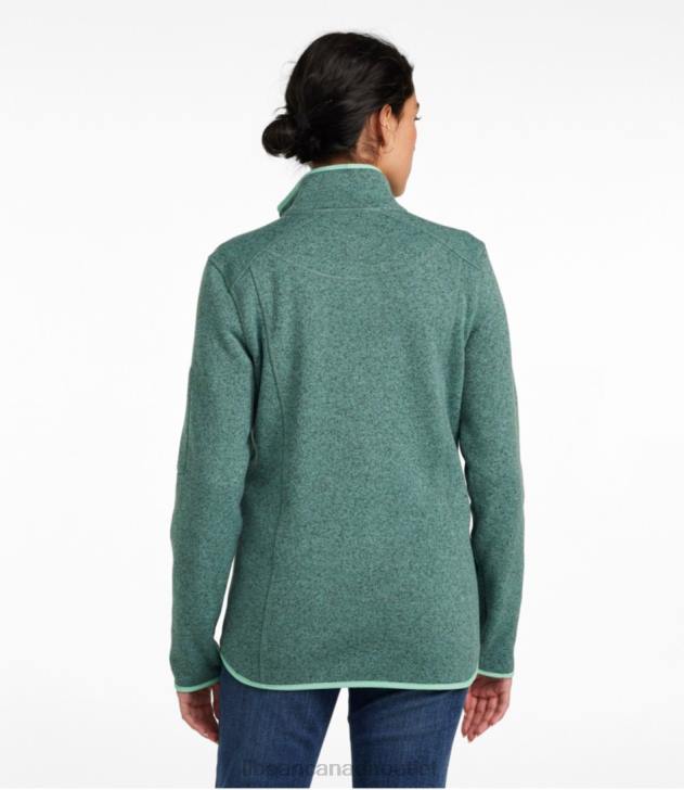 Outerwear Deep Coral H8XZ7216 Sweater Fleece Full-Zip Jacket Women L.L.Bean