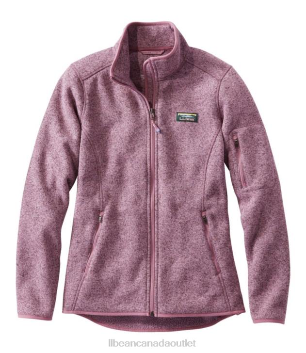 Outerwear Iris Mauve H8XZ6655 Sweater Fleece Full-Zip Jacket Women L.L.Bean