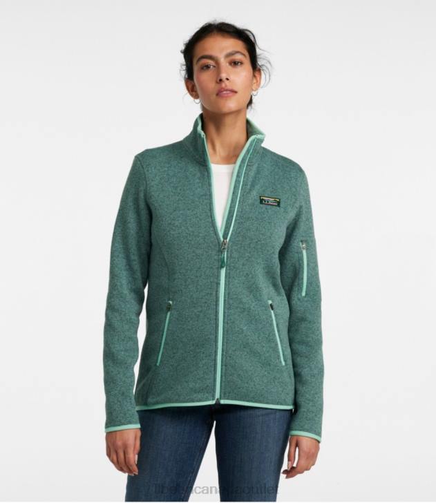 Outerwear Sailcloth H8XZ7304 Sweater Fleece Full-Zip Jacket Women L.L.Bean