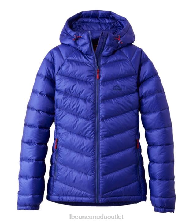 Outerwear Bright Sapphire H8XZ7052 Ultralight 850 Down Hooded Jacket Women L.L.Bean