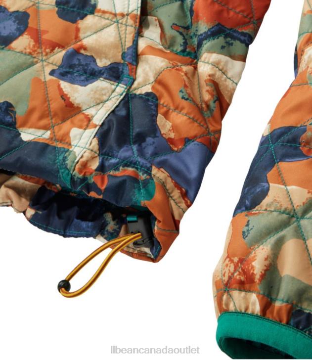 Outerwear Carbon Navy Fair Isle H8XZ920 Katahdin Insulated Pullover Women L.L.Bean