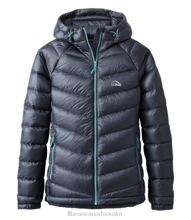Outerwear Carbon Navy H8XZ5080 Ultralight 850 Down Hooded Jacket Women L.L.Bean