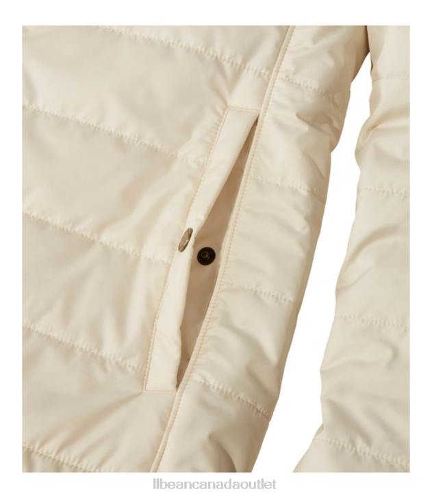 Outerwear Marine Blue/Natural H8XZ3628 Mountain Classic Puffer Hooded Jacket Women L.L.Bean