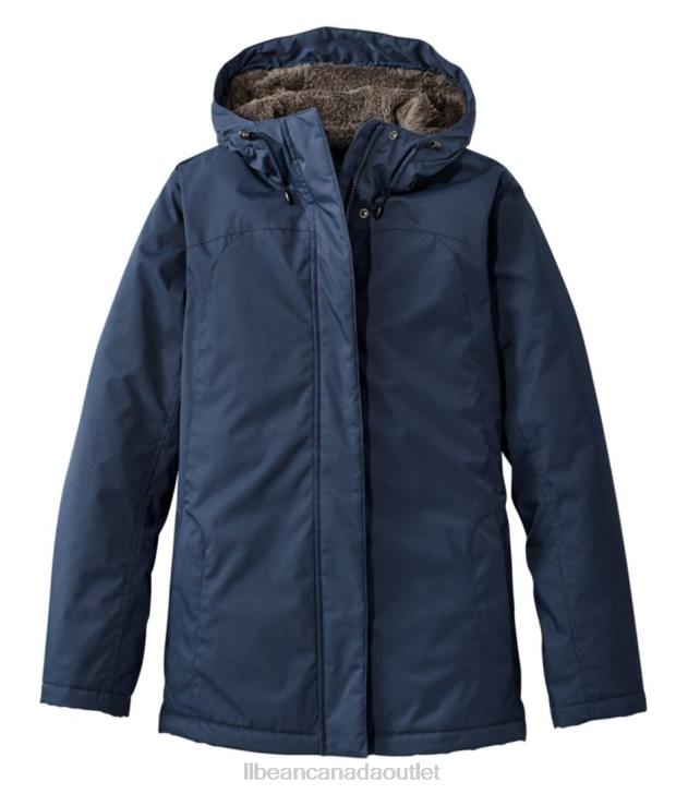 Outerwear Nautical Navy H8XZ860 Winter Warmer Jacket Women L.L.Bean