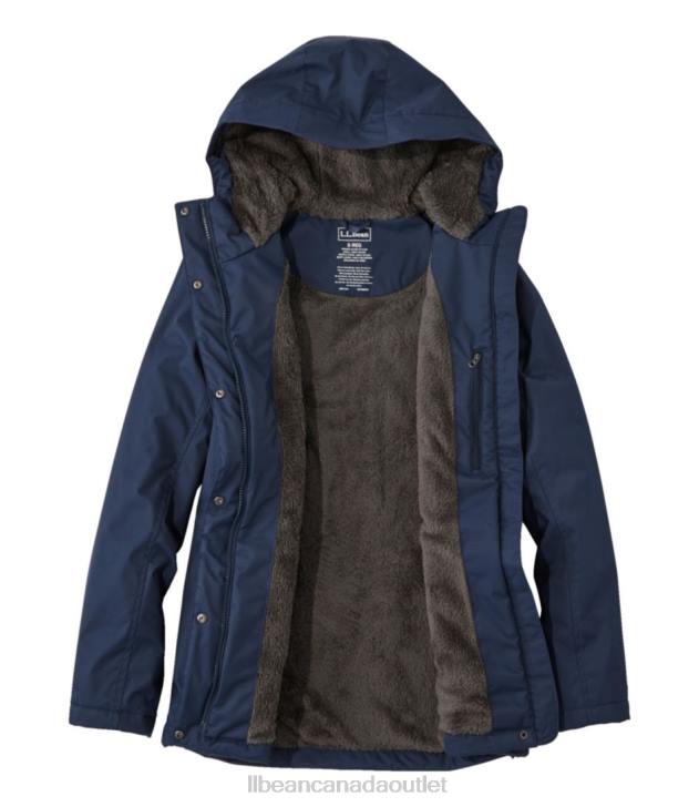 Outerwear Nautical Navy H8XZ860 Winter Warmer Jacket Women L.L.Bean