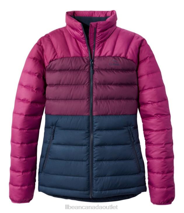 Outerwear Nautical Navy/Sugarplum H8XZ5125 Down Jacket Women L.L.Bean
