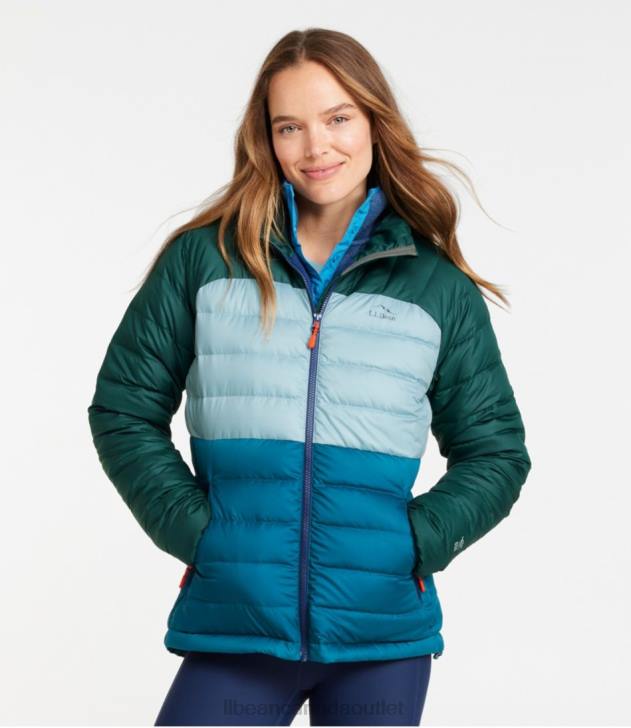 Outerwear Nautical Navy/Sugarplum H8XZ5125 Down Jacket Women L.L.Bean