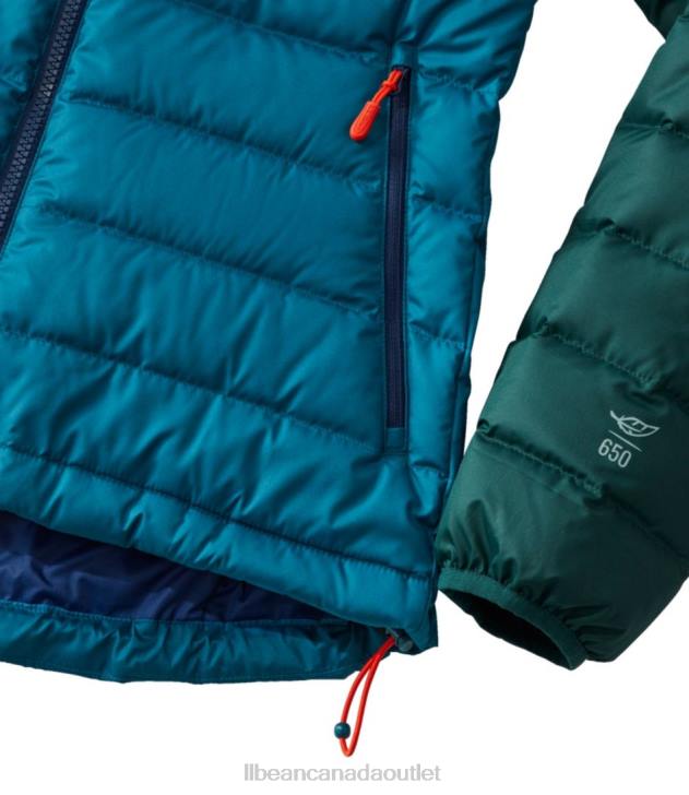 Outerwear Nautical Navy/Sugarplum H8XZ5125 Down Jacket Women L.L.Bean