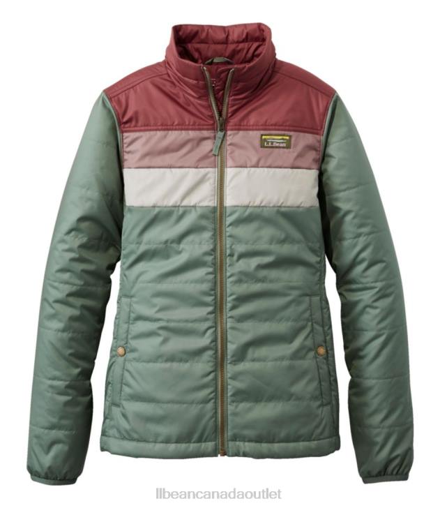 Outerwear Rosewood/Sea Green H8XZ5074 Mountain Classic Puffer Jacket Women L.L.Bean