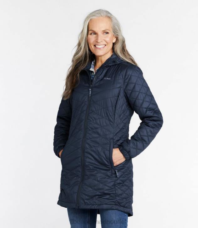 Outerwear Silver Moon H8XZ6669 Fleece-Lined Primaloft Coat Women L.L.Bean