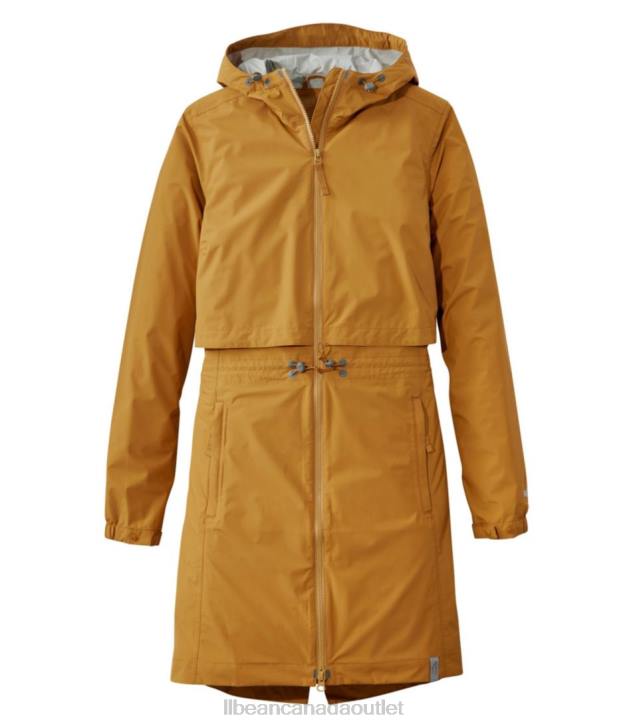 Outerwear Bright Bronze H8XZ839 Meridian Rain Coat Women L.L.Bean
