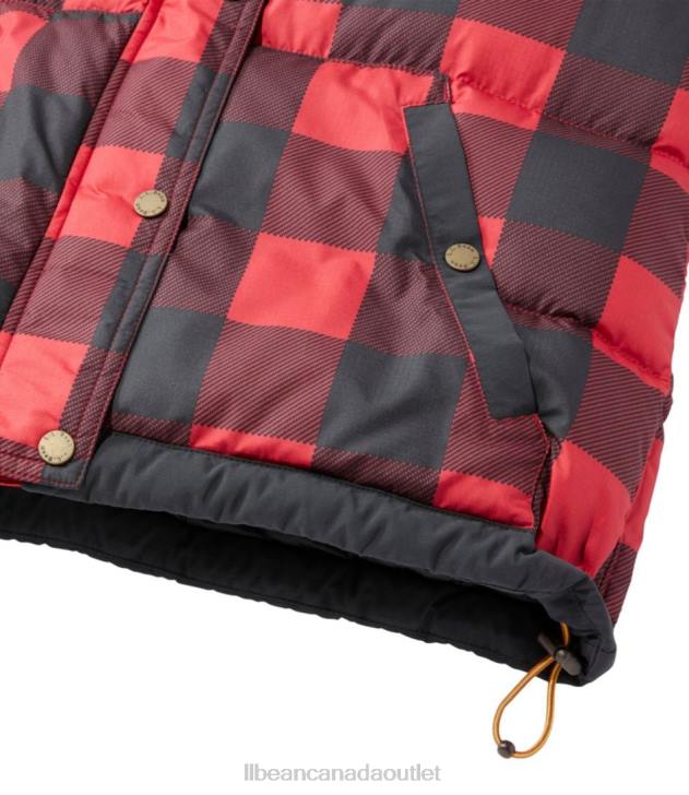 Outerwear Rich Red Buffalo Plaid H8XZ931 Mountain Classic Down Vest Women L.L.Bean