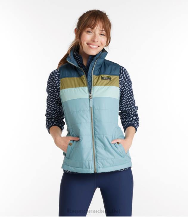 Outerwear Storm Blue/Steel Blue H8XZ6059 Mountain Classic Puffer Vest Women L.L.Bean