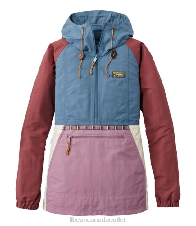 Outerwear Bayside Blue/Iris Mauve H8XZ7044 Mountain Classic Anorak Women L.L.Bean