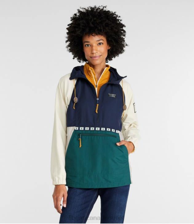 Outerwear Classic Navy/Dark Pine H8XZ950 Mountain Classic Anorak Women L.L.Bean