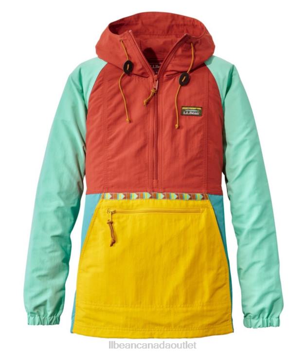 Outerwear Orange Spice/Golden Lemon H8XZ3591 Mountain Classic Anorak Women L.L.Bean