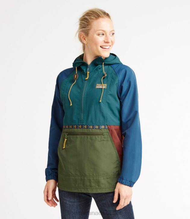 Outerwear Orange Spice/Golden Lemon H8XZ3591 Mountain Classic Anorak Women L.L.Bean