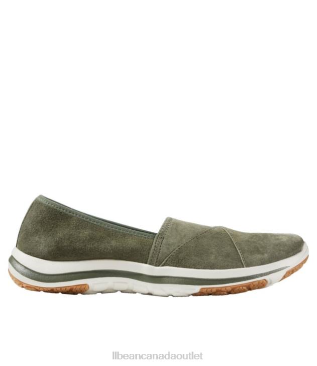 Footwear Loden H8XZ5158 Back Cove Stretch Slip-Ons Women L.L.Bean