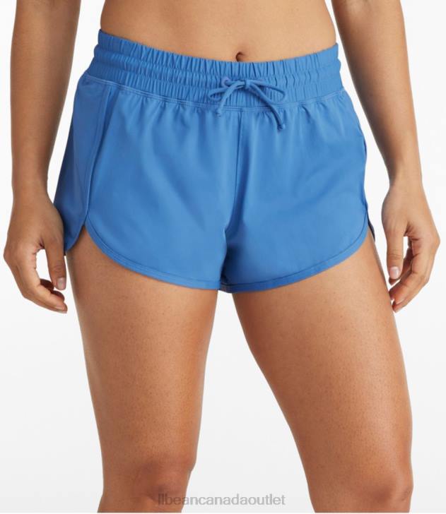 Clothing Rustic Blue H8XZ332 UPF 50+ Knit Shorts Women L.L.Bean