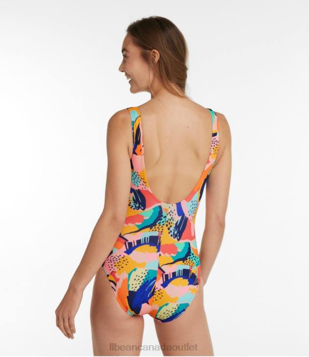 Clothing Cobalt Wave H8XZ207 BeanSport Swimwear Women L.L.Bean