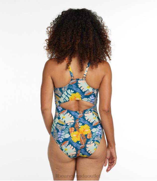 Clothing Multi Palms H8XZ387 New Currents Swimwear Women L.L.Bean