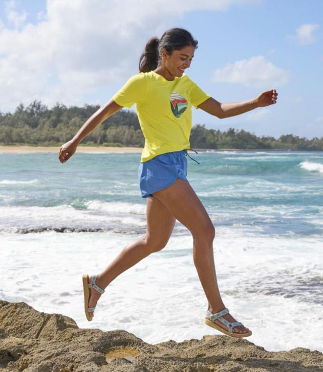 Clothing Cobalt Katscript H8XZ3964 SunSmart UPF 50+ Sun Shirt Women L.L.Bean